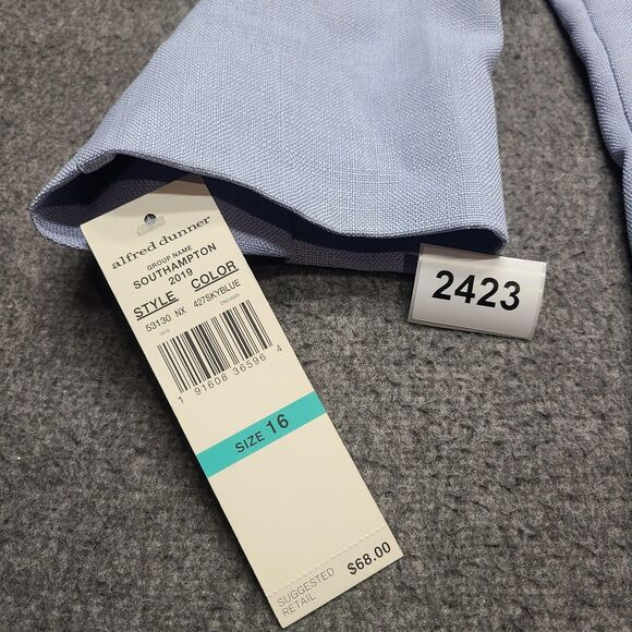 Alfred‎ Dunner Jacket Womens 16 Southampton Open Front 3/4 Sleeve Lace Trim New - Picture 8 of 8